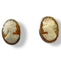 Ohrringe Mandile 1922 Dame Cammei  in Silber Conchiglia 2MORCM16 - 2MORCM16